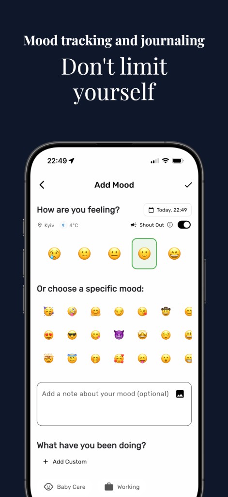 Add mood